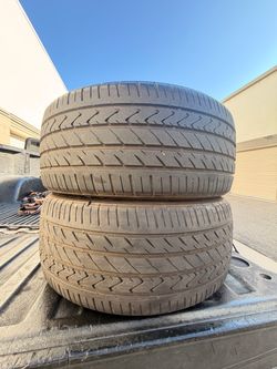 235/40/19 Lexani 50% tread(2)