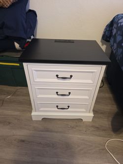 Dresser with charging ports