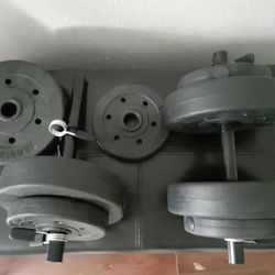 7.5 And 2.5 Weights On Each Side 60lbs 