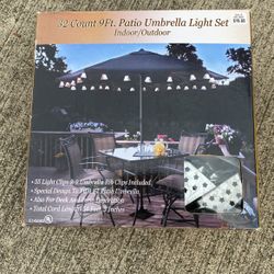 Patio Umbrella Lights Set Perfect For In-outdoors 