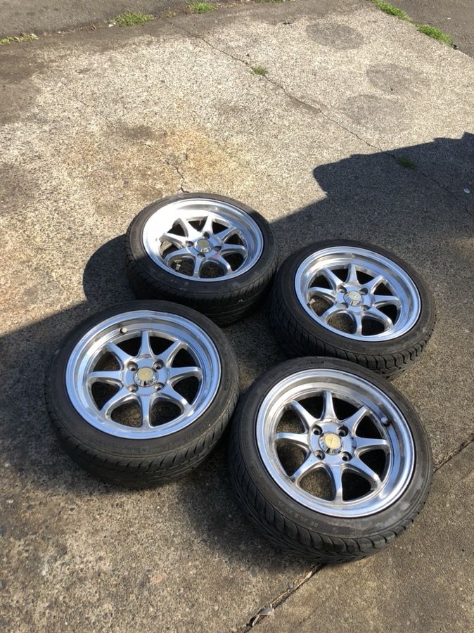 old school Nippon racing wheels 4x100