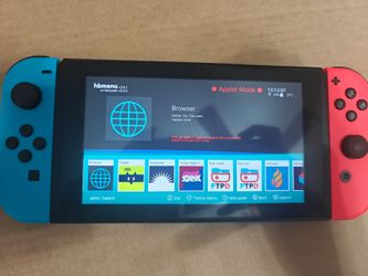 Custom Nintendo switch with 256gb SD card