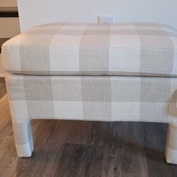 Bellfield Fully Upholstered Ottoman - Threshold™ designed with Studio McGee
