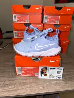Size 8C,9C,10C (TODDLER) - Nike Flex RNNR 2 Cobalt Bliss Runner White