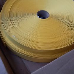 2 Inch Yellow Vinyl Patio Furniture Straps.