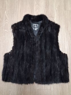 Saga Mink Vest Made In Hong Kong