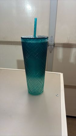 Starbucks cup with straw