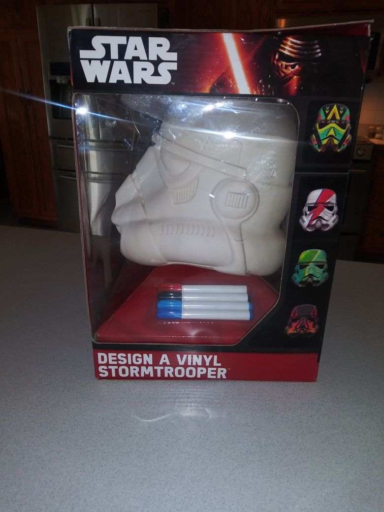STAR WARS DESIGN A VINYL STORMTROOPER NEW SEALED IN BOX