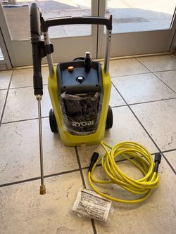 RYOBI 2100 PSI 1.2 GPM Cold water corded electric Pressure Washer with foamer