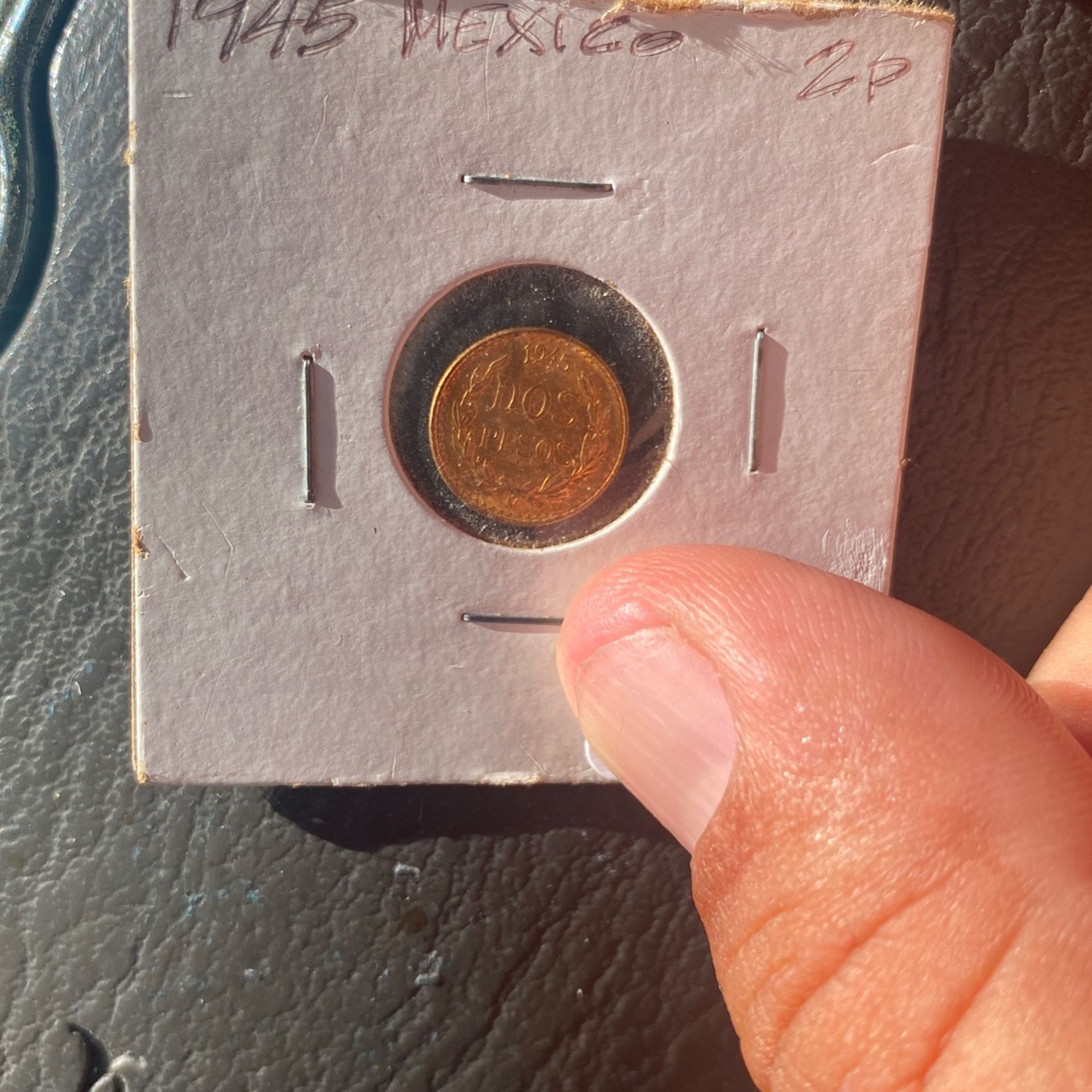 1945 2 Pesos Mexican Gold Coin