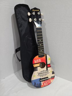 Soprano Ukulele Savannah SU-105-BK Acoustic and Gig Bag Bridgestone 2014