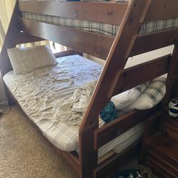 Twin over Full Bunk with stairs with storage
