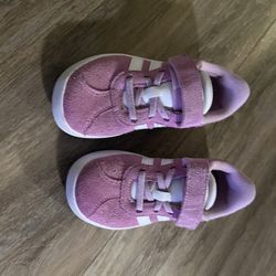 Girl's Pink Adidas Shoes