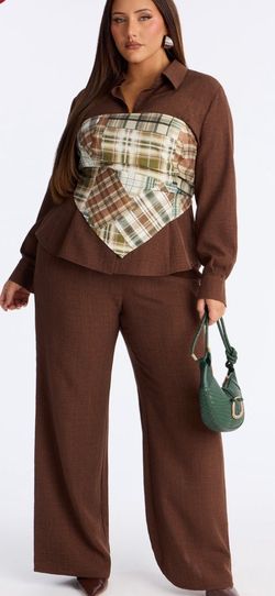 Women’s three-piece scarf pant set Women’s three-piece scarf pant set
