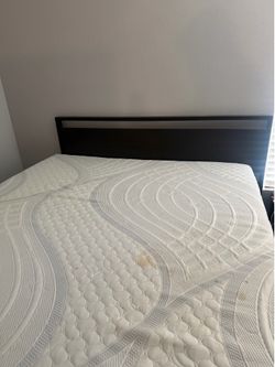 Queen mattress and bedframe