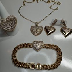 Beautiful set Now Available 14K Gold Laminated High quality material. 120$