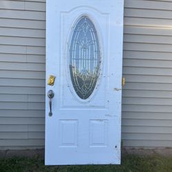 36" X 80" Steel Entry Door