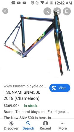 Fixie bike frame for sale