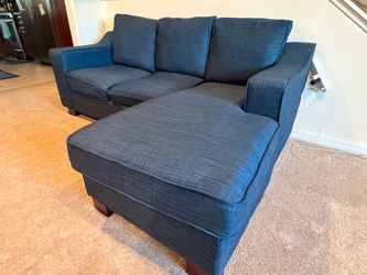 Blue Gray Sectional Sofa