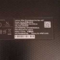 Lenovo 300e Chromebook 2nd Gen 11.6" AMD A4 4GB 32GB eMMC Chrome OS