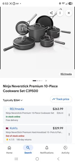 Hard-Anodized Nonstick Cookware Set