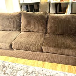 Brown Couch $50 OBO 