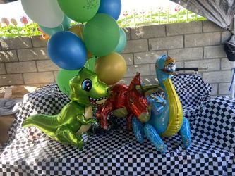 Dinosaur Foil Balloon Bundle