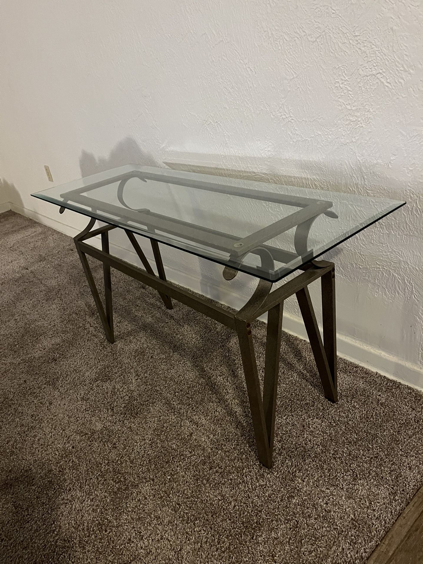 Glass Console Table