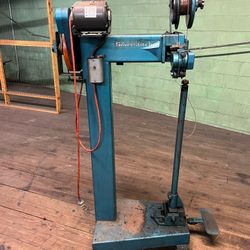 Box Stitcher “silver stitcher” Machine By Interlake 