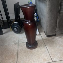 Wooden Vase