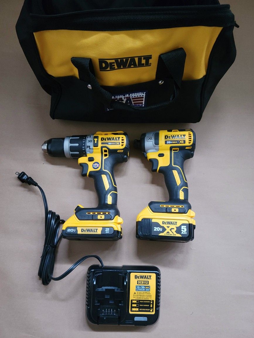 Dewalt 20v XR Compact Hammer Drill Kit