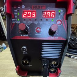 AWT 160A MiG Welder, MiG/stick/lift TIG/aluminum 110/220V Dual voltage, $120