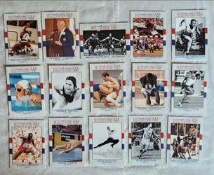 1991 Impel U.S. Olympic Hall of Fame Cards 15 Cards