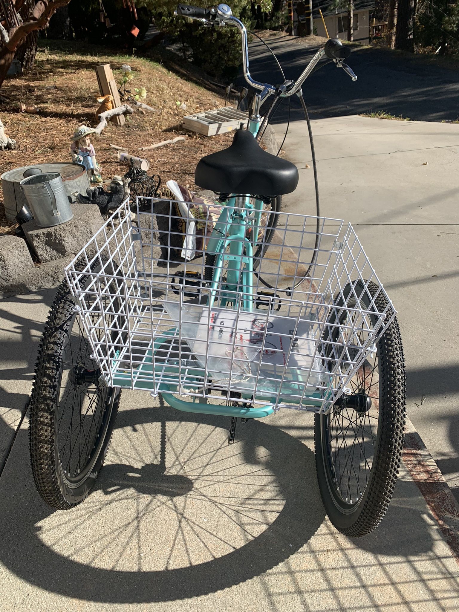 2 Adult 24 Inch Foldable 7 Speed Trikes