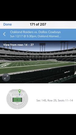 Raiders vs Cowboys