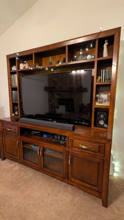 Wood Entertainment Center