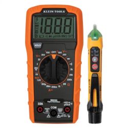 Klein Tools Digital Multimeter and Non-Contact Voltage Tester with Flashlight Model 25KIT1