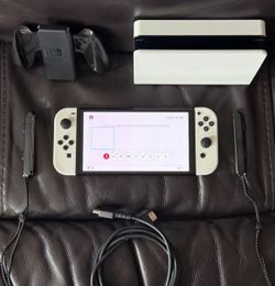 Nintendo Switch OLED with Dock + Accessories