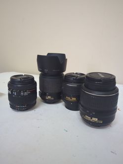 Nikon lenses all 4