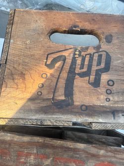 Antique Coke 7up Pepsi crates all 3 for $75