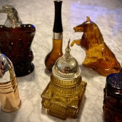 Avon Glass Cologne Bottles 