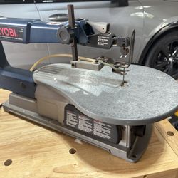 Ryobi bench top jigsaw. Variable speed Works Perfect