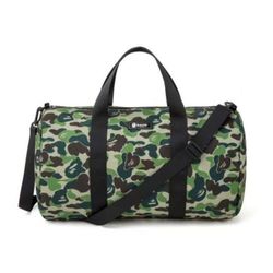 A bathing ape bape camo duffel gym bag