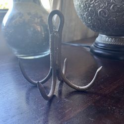 ANTIQUE BLACKSMITH-FORGED GRAPPLE HOOK - From the Workshop of a San Diego Genius • Family Provenance 