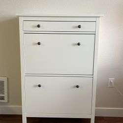 IKEA HEMNES Shoe Cabinet – White – Discontinued