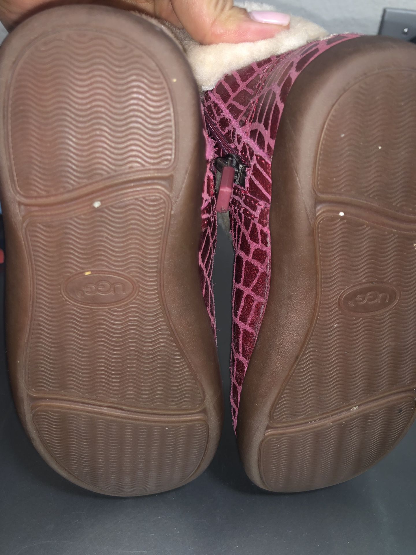 UGG jorie croc boots toddler girls size 9