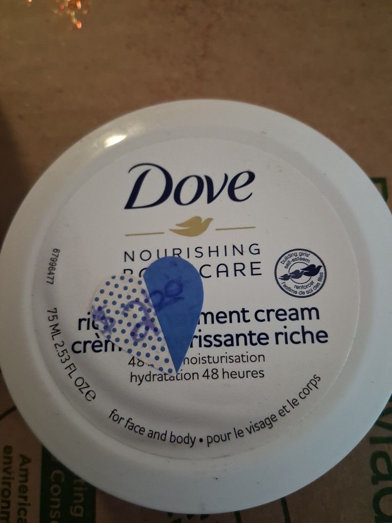 Used, Dove Nourishing Care