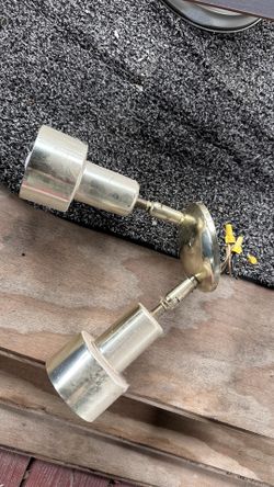 Old brass ceiling light