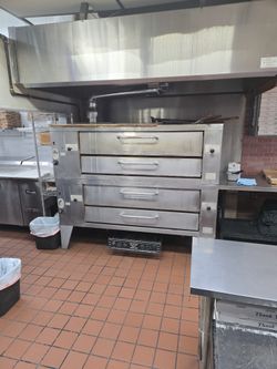 Pizza Oven Bakers Pride Double Deck
