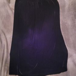 Straight Velvet Skirt